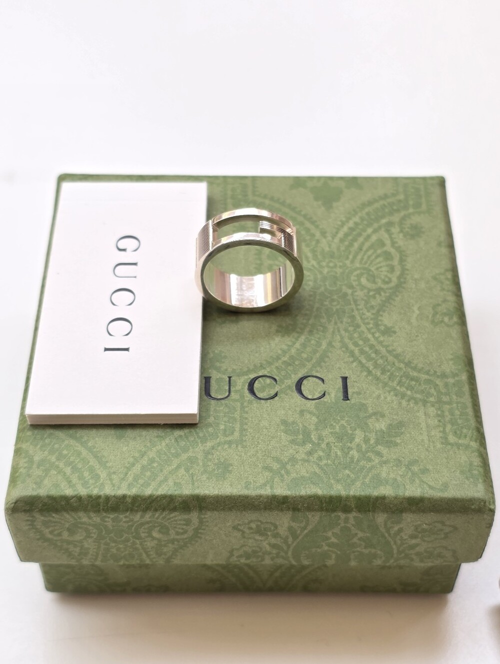 Brand New Gucci Ring Size 13 (Us Size 6.5) Unisex Retails $295 - Picture 3 of 7